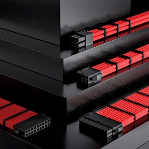 Set Organizatoare Cabluri Sleeve, Basekit, 4 x 24 Pini, 12 x 8 Pini, 8 x 6 Pini, Black - Img 8