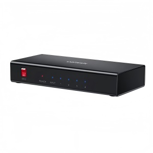 Splitter HDMI, Ugreen CM570, 1x HDMI la 4x HDMI, EDID, 4K@60Hz, Indicator LED, Negru - Img 3