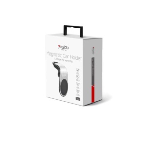 Suport Auto magnetic Yesido C64, Fixare Clema, L Shaped, Negru - Img 6