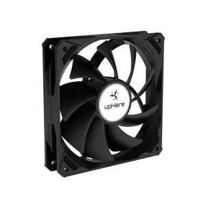 Ventilator UpHere NK12BK3, 120mm, 1100 rpm, 3 Pini, 4 Pini Molex, Negru - Img 3