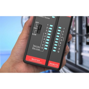 Aparat de Masura Digital, Habotest HT812A, Tester Cablu Retea, RJ45, RJ14, RJ12, RJ9 - Img 5