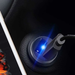 Auto Yesido Y29, Dual Port USB 3.0, Incarcare Rapida 2.4A, Negru - Img 4