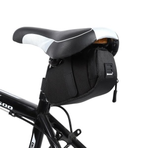 Borseta pentru Accesorii Bicicleta, Wozinsky, 0.6L, Prindere Sa, Neagra - Img 2