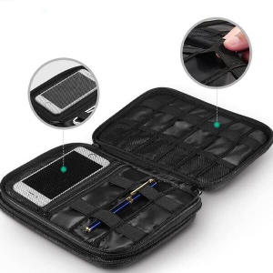 Borseta Ugreen 50147 pentru Organizare Cabluri si Accesorii, Poliester, Gri - Img 5