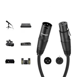 Cablu Audio Stereo XLR Ugreen, Extensie Echipamente Audio, Instrumente, Microfon, Conectori Mama - Tata, 1/2/3/5/8/10/15 m - Img 18