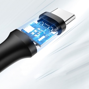 Cablu Date si Incarcare, USB 2.0 (T) la USB Type-C (T), Ugreen US287, Negru - Img 3