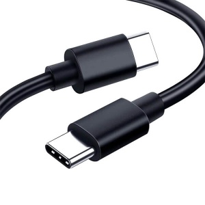 Cablu Date si Incarcare USB Type-C la USB Type-C, Basekit USBCC-30, 30cm, Negru - Img 2