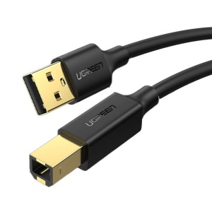 Cablu Date USB 2.0 - USB Type-B Ugreen US135, Transfer Date, Universal, Imprimanta, 480Mbps, 3 metri, Negru - Img 2