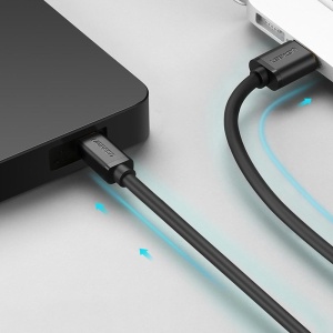 Cablu de Date, Ugreen US132, USB la Mini USB, 480 Mbps, 0.5m, Negru - Img 5