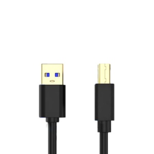 Cablu USB 3.0 la USB 3.0 Type-B, Basekit TD-USBAB-1M5, 5 Gbps, 1.5m, Negru - Img 6