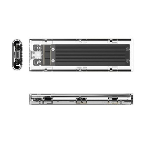 Carcasa Rack SSD M.2 NVMe, Orico, USB-C 3.1 Gen.2, 10 Gbps, Cablu USB-C la USB-A, Cablu USB-C, Negru - Img 4