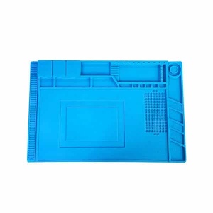 Covor Service Antistatic 45 x 30 cm cu Organizator Componente Basekit S-160, Izolator Termic 500Â°C, Albastru - Img 2