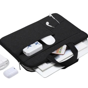 Husa Laptop 15 Inch, Basekit, Husa Protectie Impermeabila, Dark Gray - Img 5