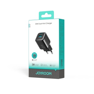 Incarcator Retea, Joyroom, 33W, 1x USB Type-C, 1x USB-A + Cablu USB-C la USB-C, 60W, 1m, Negru - Img 7