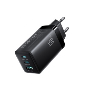 Incarcator Retea, Joyroom, 65W, 2x USB Type-C, 1x USB-A + Cablu USB-C la USB-C, 100W, 1.2m, Negru - Img 3
