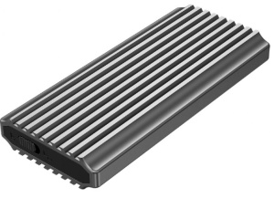 RACK extern GEMBIRD, pt. SSD, M.2, M.2 S-ATA NGFF si  M.2 PCIe NVME, interfata PC USB 3.1, RGB LED backlight, aluminiu, argintiu, "EE2280-U3C-03"   - 4