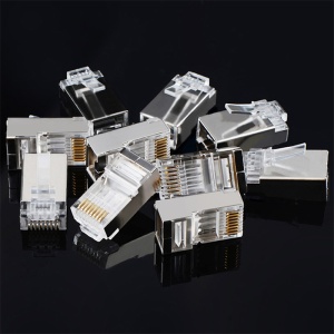 Set 10x Connector RJ45, Conector UTP Metalic, Ugreen NV111, Cat6 - Img 5