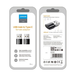 Set 2x Adaptor OTG, Joyroom, USB-C Mama la USB-A Tata, Negru - Img 4