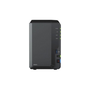 Synology DiskStation DS223, Realtek RTD1619B 4-Core 1.7 Ghz, RAM 2Gb, 2 Bays, Desktop