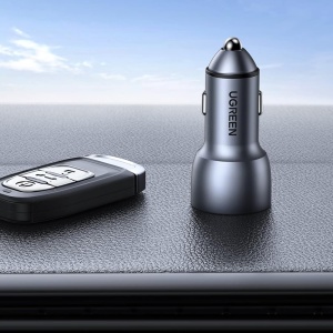 Ugreen 10144 Incarcator Auto 36W, 3A, 2x USB, Fast Charging, Albastru - Img 4