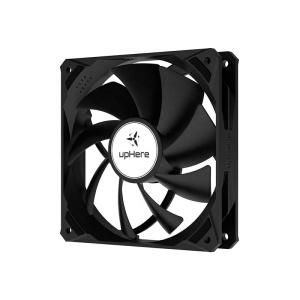 Ventilator UpHere NK12BK3, 120mm, 1100 rpm, 3 Pini, 4 Pini Molex, Negru - Img 4