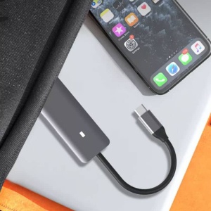 Adaptor Multiport USB-C, Hub 4 In 1, Blueendless BS-LH04, RJ45, USB 3.0 - Img 5