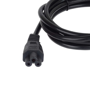 Cablu Alimentare, Basekit, Priza EU CEE 7/7 Stecher 90 - IEC C5 mama, 2.5A, 1m, Negru - Img 2