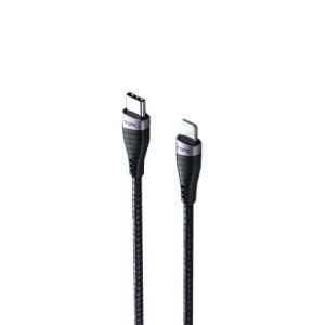 Cablu de date TopK AC15, USB Type-C la Lightning, 20W, 1m, Negru - Img 7