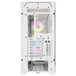 CARCASA Corsair iCUE 5000D RGB AIRFLOW Mid-Tower Case, True White - 3x AF120 RGB ELITE - White Fans - iCUE Lighting Node PRO Controller - High-airflow Design "CC-9011243-WW"  - 5