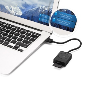 Card Reader Ugreen, Interfata USB 3.0, Micro SD, SD Card, Negru - Img 6
