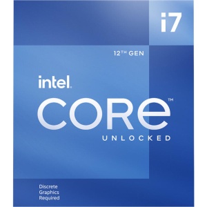 CPU INTEL i7-12700KF, skt LGA 1700, Core i7, frecventa 3.6 GHz, turbo 5.0 GHz, 12 nuclee, putere 125 W, "BX8071512700KF" - 1