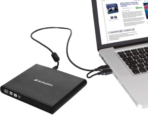 DVD-RW extern, VERBATIM, interfata USB 2.0, negru, "53504"  - 2