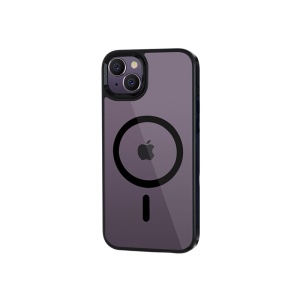 Husa Magsafe, Tech-Protect Magmat, iPhone 14 Plus, Black Clear
