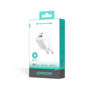 Incarcator Retea, Joyroom, 33W, 1x USB Type-C, 1x USB-A + Cablu USB-C la USB-C, 60W, 1m, Alb - Img 7