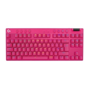LOGITECH G PRO X TKL LIGHTSPEED Mechanical Gaming Keyboard - MAGENTA - US INTl - TACTILE "920-012159"  - 2
