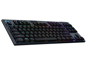 LOGITECH G915 TKL Tenkeyless LIGHTSPEED Wireless RGB Mechanical Gaming Keyboard - CARBON - US INTL - 2.4GHZ/BT - INTNL - CLICKY SWITCH "920-009537"  - 2