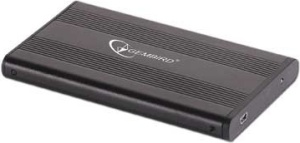 RACK extern GEMBIRD, pt HDD/SSD, 2.5 inch, S-ATA, interfata PC USB 2.0, aluminiu, negru, "EE2-U2S-5" 45503612