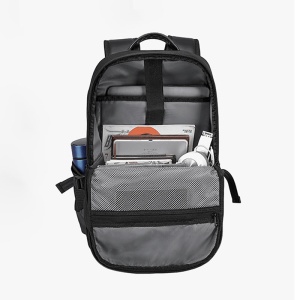 Rucsac Laptop 16 inch, Basekit TC102, Multicompartimentat, Oxford Cloth, Negru - Img 4