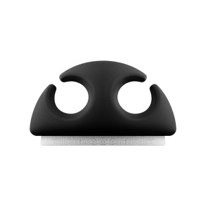 Set 6x Organizatoare Cabluri 2 Locuri, Basekit, Diametru Cablu 5.3 mm, Negru - Img 5