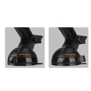 Suport Auto cu Ventuza Yesido C39, Fixare Telefon pe Parbriz sau Bord, Prindere Magnetica, Ajustare Unghi, Negru - Img 5