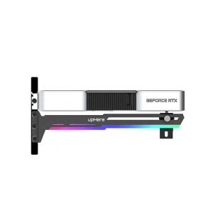 Suport Stand Placa Video, UpHere G276ARGB, Reglabil Bidirectional, Led RGB, Negru - Img 1
