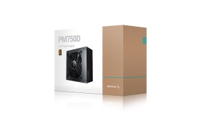 SURSA DeepCool 750W, "PM750D", 80 Plus Gold, fan 120 mm x 1, ATX 12V V2.4, non-modulara, PCI-E (6+2)Pin x 1 x 3, 6 x S-ATA, "R-PM750D-FA0B-EU", (timbru verde 2 lei) - 3