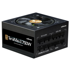 SURSA Zalman "TMX2", 750W,  certificare 80 Plus Gold, full modular,  fan 120mm, negru, "ZM750-TMX2" (timbru verde 2 lei) - 1