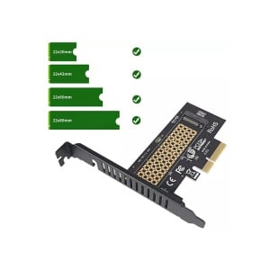 Adaptor SSD M.2 NVMe la PCI-E 4.0 X16, Basekit, Indicator LED, Disipare Rapida a Caldurii - Img 3