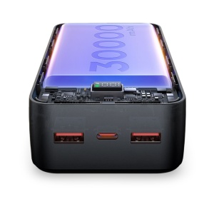 Baterie Externa 30000mAh, 22.5W, McDodo 4240, 2x USB-A, 1x USB-C, QC, PD, Display LED, Negru - Img 5