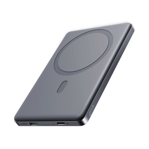 Baterie Externa Wireless 5000mAh, 20W, Joyroom, Compatibil MagSafe, Design Ultra Slim, Negru