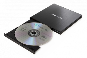 BLU-RAY WRITER VERBATIM UHD USB 3.1 + USB-C "43888" (TIMBRU VERDE 0.8 LEI) - 1