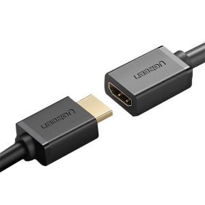 Cablu Adaptor HDMI Mama - HDMI Tata, Ugreen HD107, 4K @60Hz, 30AWG, Negru, 0.5/1/2 m - Img 3