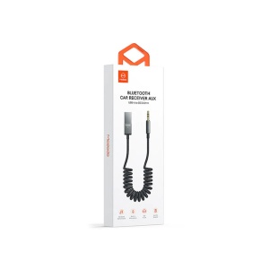 Cablu Audio McDodo, USB la 3,5 mm AUX Jack cu Bluetooth 5.1, 1.7m, Negru - Img 2