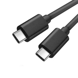 Cablu Date si Incarcare USB Type-C la USB Type-C, Basekit USBCC-30, 30cm, Negru